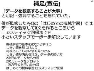 以下補足と質問・回答
65
 
