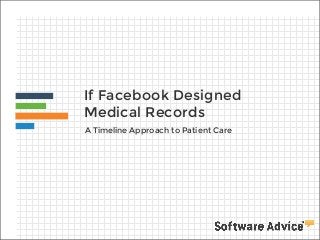 If Facebook Designed
Medical Records
A Timeline Approach to Patient Care

 