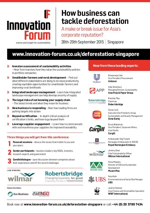 How Business Can Tackle Deforestation A Make Or Break