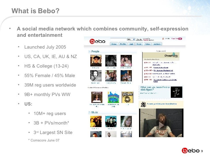 What is Bebo? A social