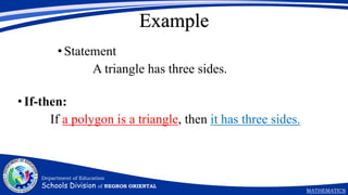 converting statements into if-then statements | PPTX