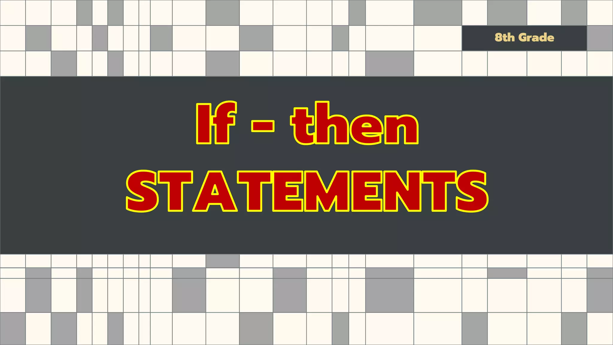 8th Grade
Quadratic Functions
 