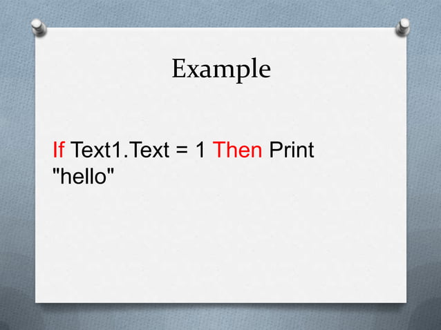 If then statement | PPT