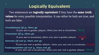 Logically Equivalent
 