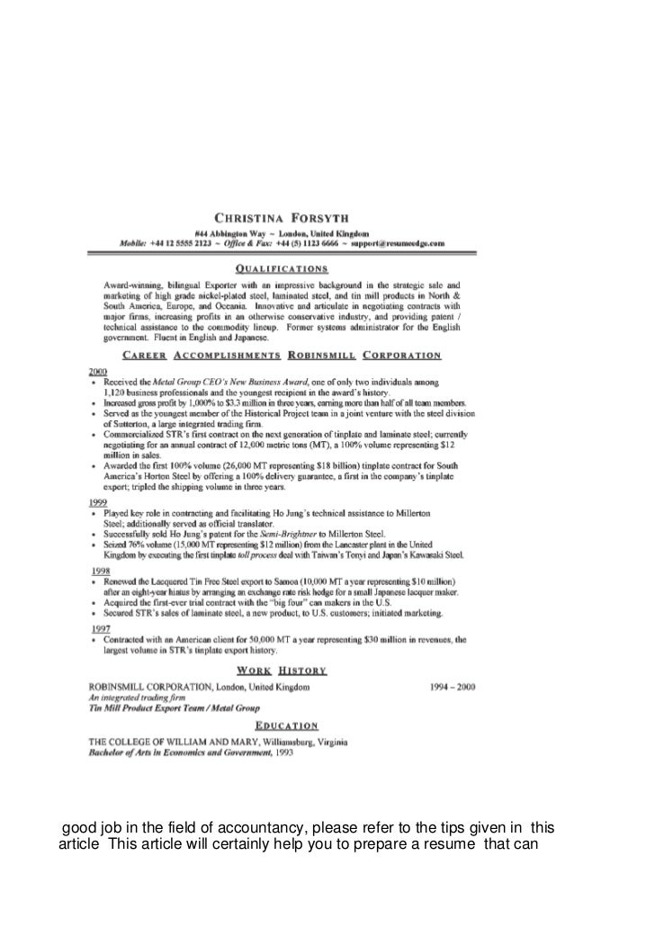 If You Want To Create A Resume That Can Make An Im136