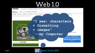 ©2017
Web 1.0
“I see: characters
+ formatting
+ images”
--my Computer
 