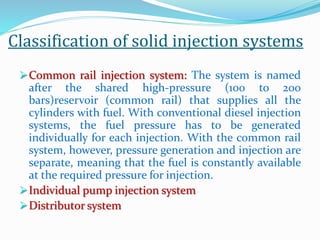 Solid Injection Diesel Diesel power plant | PPTX