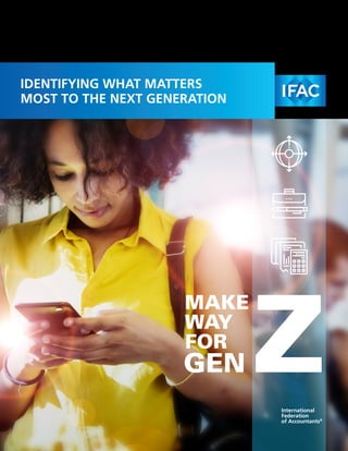 IDENTIFYING WHAT MATTERS
MOST TO THE NEXT GENERATION
MAKE
WAY
FOR
GEN Z
 