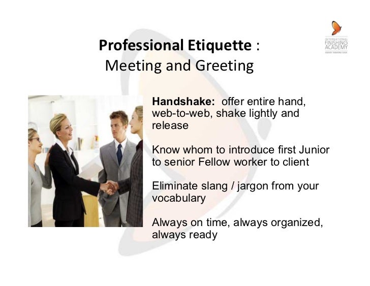 Ifa Common Business Etiquette
