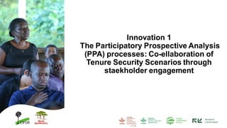 Securing Tenure Rights for Forest-Dependent Communities: A global comparative study of design and implementation of tenure reform