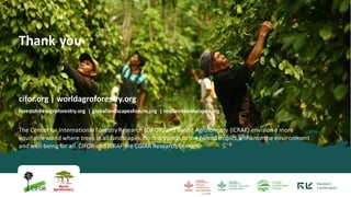 Securing Tenure Rights for Forest-Dependent Communities: A global comparative study of design and implementation of tenure reform