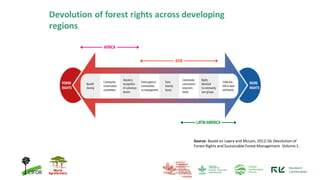 Securing Tenure Rights for Forest-Dependent Communities: A global comparative study of design and implementation of tenure reform