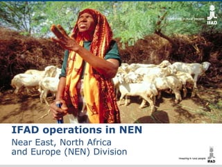 IFAD operations in NEN 
Near East, North Africa 
and Europe (NEN) Division 
 