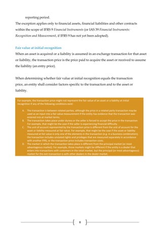 Comprehensive Guide to Fair Value Measurement and Impairment under IFRS ...