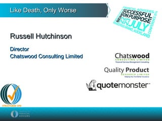 Like Death, Only WorseLike Death, Only Worse
Russell HutchinsonRussell Hutchinson
DirectorDirector
Chatswood Consulting LimitedChatswood Consulting Limited
 