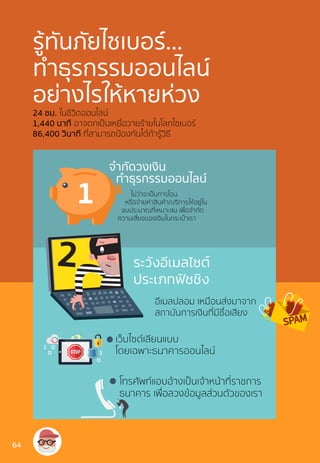 ระวังอีเมลไซต์
ประเภทฟิชชิง
64
 
