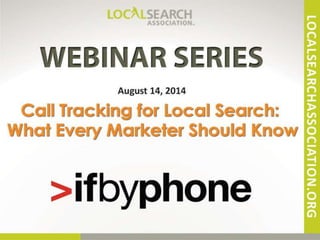 Call Tracking for Local Search: What Every Marketer Should Know 