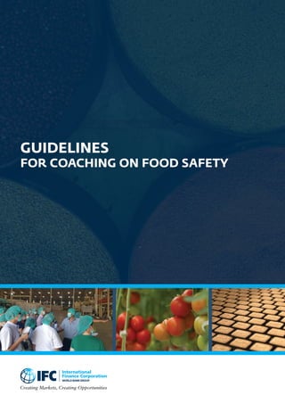 GUIDELINES
FOR COACHING ON FOOD SAFETY
 