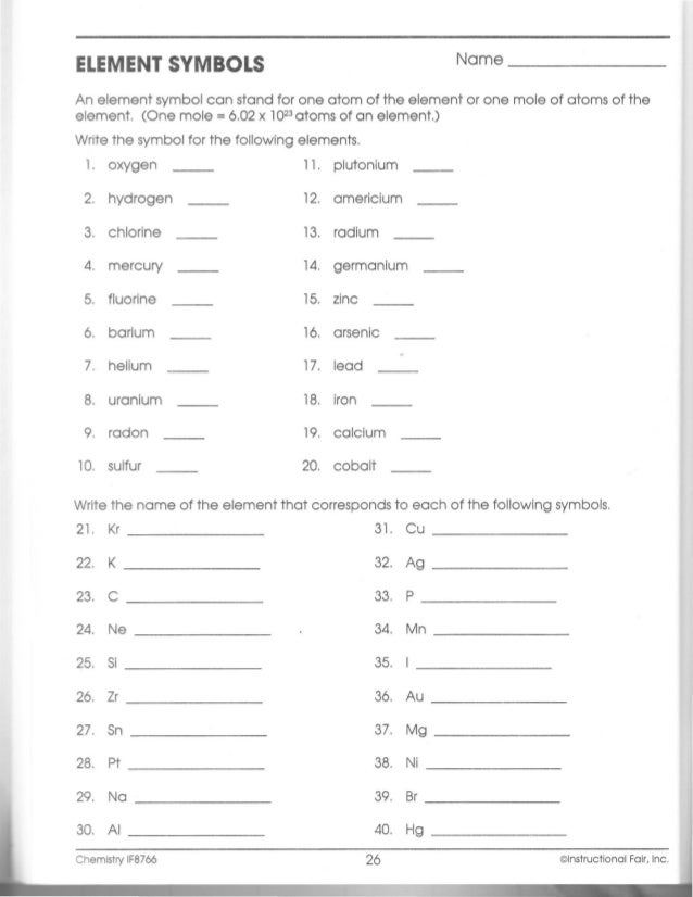 Printables Element And Element Work Sheet Answers worksheet answers davezan element davezan