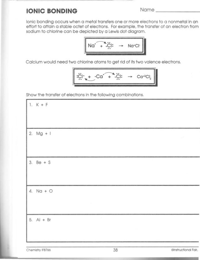 Printables Ionic Bonding Worksheet ionic bonding worksheets versaldobip printables worksheet safarmediapps worksheets