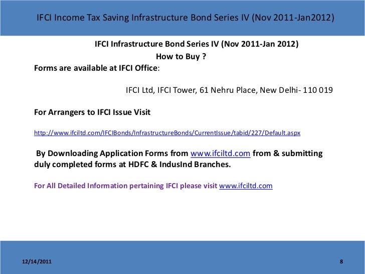 Ifci Infrastructure Bond Series IV