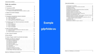 Exemple
gdprfolder.eu
 