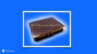 9/ REGISTRE DES TRAITEMENTS
9
4
 