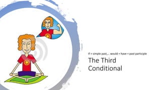 The Third
Conditional
If + simple past,… would + have + past participle
 