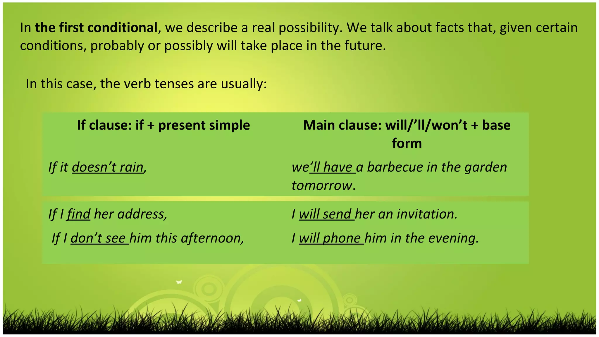 If clauses | PPT