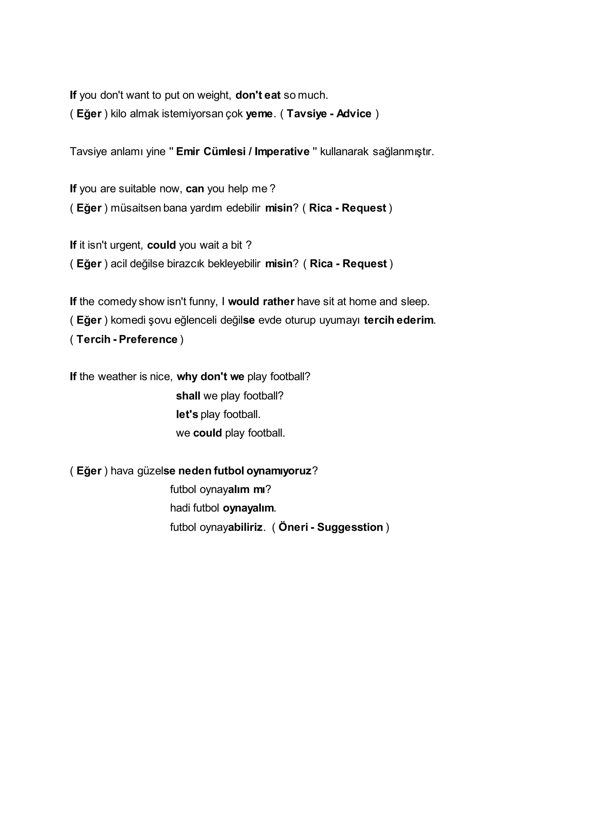 If clauses type 1 | PDF
