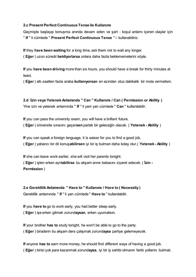 If clauses type 1 | PDF