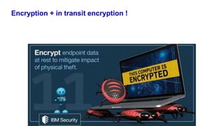 Encryption + in transit encryption !
 