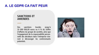 A. LE GDPR CA FAIT PEUR
 