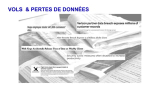 VOLS & PERTES DE DONNÉES
 