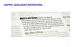 RAPPEL QUELQUES DEFINITIONS…
54
 