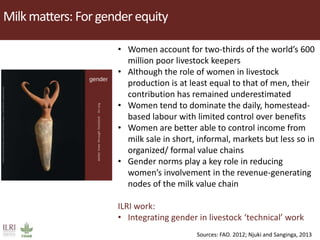 Dairy development pathways: ILRI’s experience
