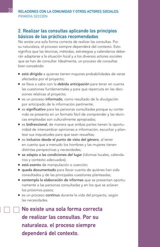 Ifc, relaciones con la comunidad y otros actores, manual de prácticas ...