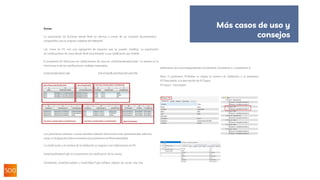 Zonas
La exportación de IfcZones desde Revit se efectúa a través de un conjunto de parámetros
compartidos que se asignan a objetos de habitación.
Las zonas en IFC son una agregación de espacios que se pueden clasificar. La exportación
de clasificaciones de zona desde Revit está limitada a una clasificación por modelo.
El parámetro de Revit para las clasificaciones de zona es „ZoneClassificationCode“. La sintaxis es la
misma que la de las clasificaciones múltiples/avanzadas.
ZoneClassificationCode: [ZoneClassificationName]Code:Title
Los parámetros relativos a zonas permiten obtener información más pormenorizada sobre las
zonas. En la figurade arriba semuestran los parámetros de Revit exportables.
La clasificación y el nombre de la habitación se asignan a las habitaciones en IFC.
ZoneClassificationCode es el parámetro de clasificación de las zonas.
ZoneName, ZoneDescription y ZoneObjectType señalan objetos de zonas. Hay tres
definiciones de zona independientes (ZoneName, ZoneName 2 y ZoneName 3).
Nota: El parámetro IFCName se asigna al número de habitación y el parámetro
IFCDescription, a la descripción de IFCSpace.
IFCSpace – Description.
Más casos de uso y
consejos
 