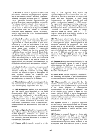 Ifct Indian Food Composition Tables, 2017 an ebook | PDF