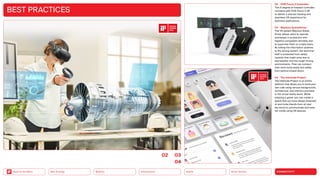 Silver Society
Health
Urbanization
Mobility
Neo-Ecology
Back to the Menu CONNECTIVITY
BEST PRACTICES
02 VIVE Focus 3 Controller
This 6 degree of freedom controller
connects with VIVE Focus 3 VR
to deliver a precise tracking and
seamless VR experience for
business applications.
03 Waytous AvatarDriver
The VR system Waytous Avatar
Driver allows users to operate
processes in production and
logistics companies remotely and
to supervise them on a daily basis.
By linking the information systems
to the driving system, the technical
staff is protected from safety
hazards that might arise due to
bad weather and the rough mining
environments. They can conduct
their work more easily and safely
from behind closed doors.
04 The Interlude Project
The Interlude Project is an online
platform that allows you to build your
own cafe using various backgrounds,
architecture, and interiors provided
in the virtual reality world. While
enjoying a game, you can create a
space that you have always dreamed
of and invite friends from all over
the world to communicate and have
fun vividly using VR devices.
0203
04
 