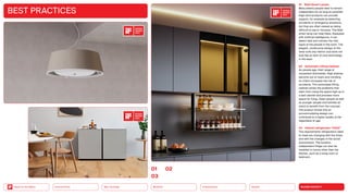 SILVER SOCIETY
Health
Urbanization
Mobility
Neo-Ecology
Connectivity
Back to the Menu
BEST PRACTICES
01 Nobi Smart Lamps
Many elderly people want to remain
independent for as long as possible.
High-tech products can provide
support, for example by detecting
accidents or emergency situations,
but they are often viewed as being
difficult to use or intrusive. The Nobi
smart lamp can help there. Equipped
with artificial intelligence, it can
detect falls and monitor the vital
signs of the people in the room. The
elegant, unobtrusive design of the
lamp suits any interior and does not
look like an item of care technology
in the least.
02 Automatic Lifting Cabinet
As people age, their range of
movement diminishes. High shelves
become out of reach and climbing
on chairs increases the risk of
accidents. This automated lifting
cabinet solves the problems that
stem from using the space high up in
a wall cabinet and provides more
space for living. Older people as well
as younger people and families all
stand to benefit from the concept.
The product shows that an
accommodating design can
contribute to a higher quality of life
regardless of age.
03 Hitachi refrigerator “Chiiil”
The requirements refrigerators need
to meet are changing with the times
and with the changes in the social
environment. The location-
independent fridge can also be
installed in rooms other than the
kitchen, such as a living room or
bedroom.
0102
03
2023
2023
2023
 