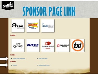 SPONSOR PAGE LINK
 