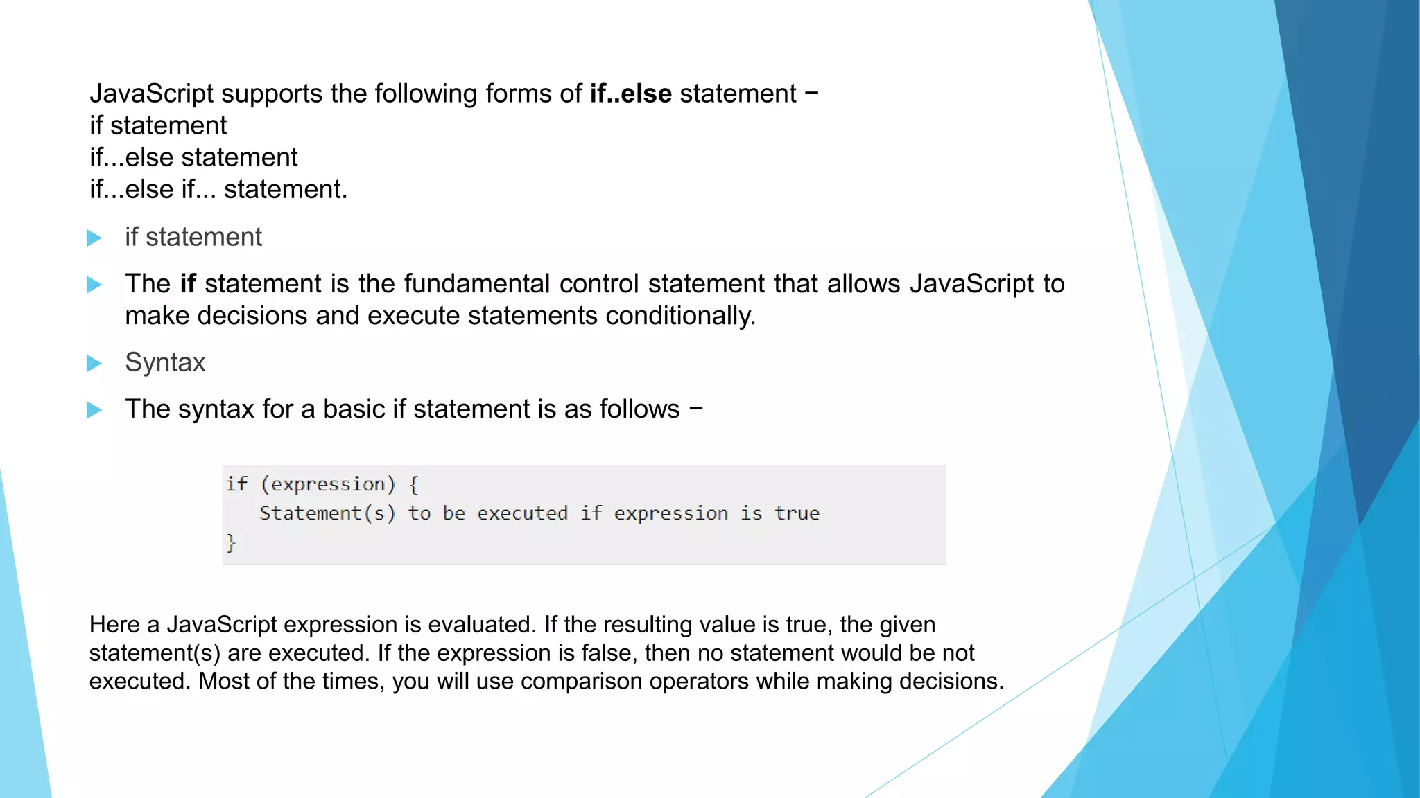 If else statement 05 (js) | PPT