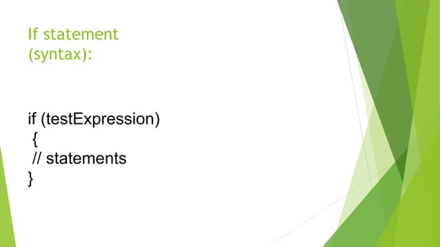 If else statement in c++ | PPTX | Programming Languages | Computing