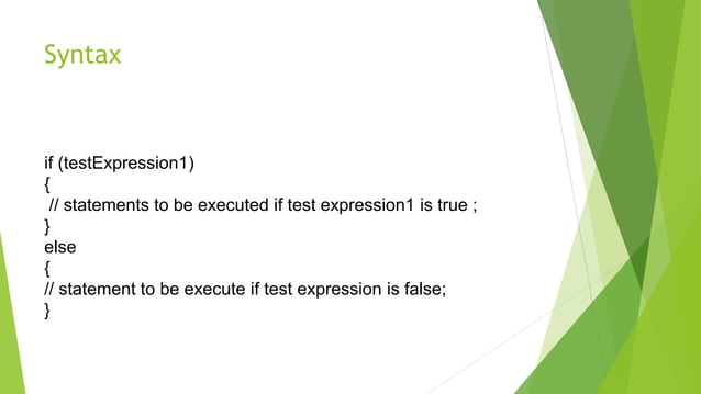 If else statement in c++ | PPTX