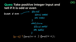 Positive Or Else Comprehensive Guide to If-Else Statements and Conditional Logic in ...