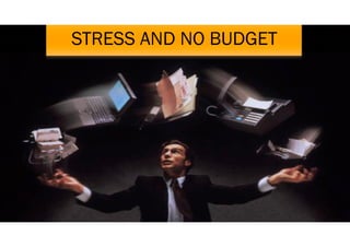 70
STRESS AND NO BUDGET
 