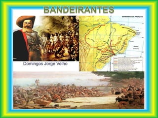 A expansão da pecuária, da mineração, as bandeiras, as missões jesuítas e acoleta de drogas do serão provocaram a interiorização do território português.