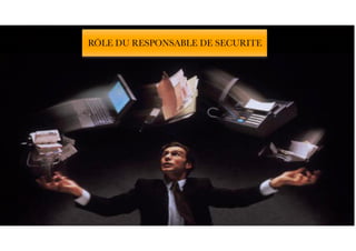 114
RÖLE DU RESPONSABLE DE SECURITE
 