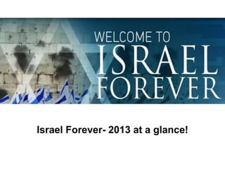 Israel Forever- 2013 at a glance!

 